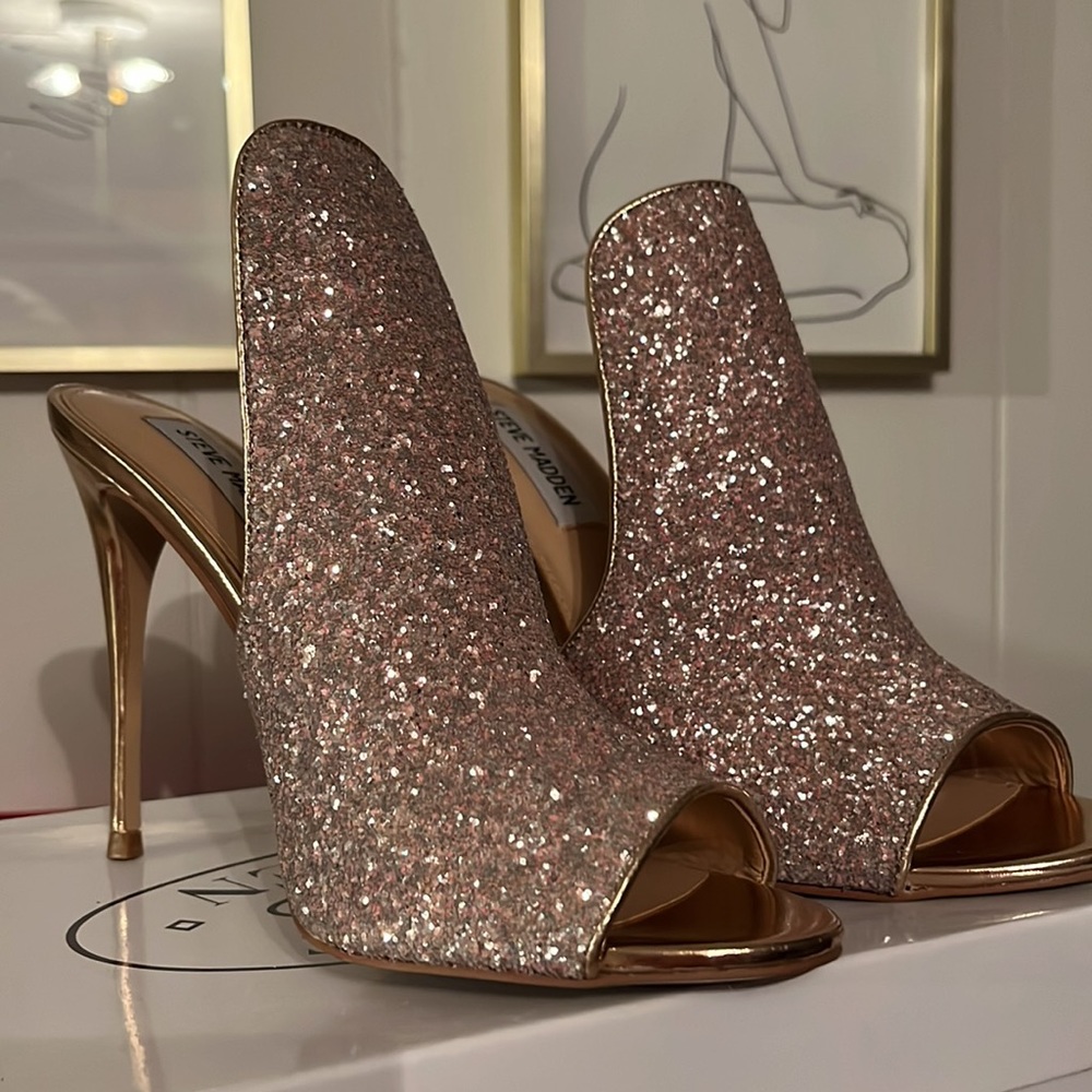 Steve Madden Glitter Stilettos